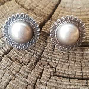 Vintage Sterling Silver Earrings